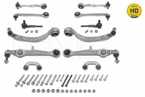 Комплект важелів підвіски (передньої) Audi A4/Seat Exeo 02- (з болтами)