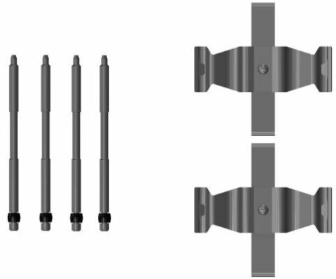 Планка суппорта (переднего) прижимная (к-кт) BMW 3 (G20)/5 (G30)/7 (G11)/X7 (G07) ​​15- B46/B47/B48/B57/B58