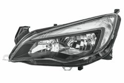 Фара основна галогенна ліва з моторчиком, H7/H7 W21/5W Opel Astra J 09–