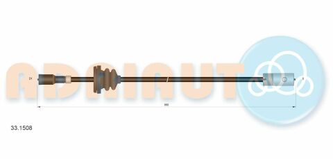 Трос спидометра Ascona C,Kadett E 81- OPEL