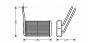 Радиатор обогревателя салона FREELANDER I 1.8 16V 4x4 LANDROVER, фото 1 - интернет-магазин Auto-Mechanic