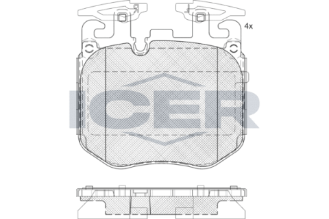 Колодки гальмівні (передні) BMW 2/3/5/6/7/8/X3/X4/X5/X6/X7/i4 15-