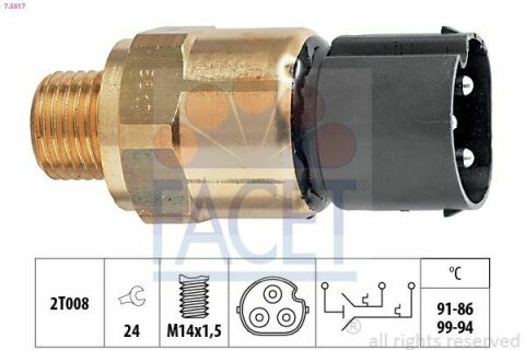 Датчик вмикання вентилятора (93C) 3(E30/E36)/5(E34)/7(E32)