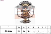 EPS MAZDA Термостат Mazda 2,3,6,323,626,CX-5,CX-7 (без прокладок)