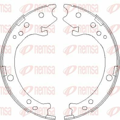 Колодки гальмівні барабанні cr-v ii 01-