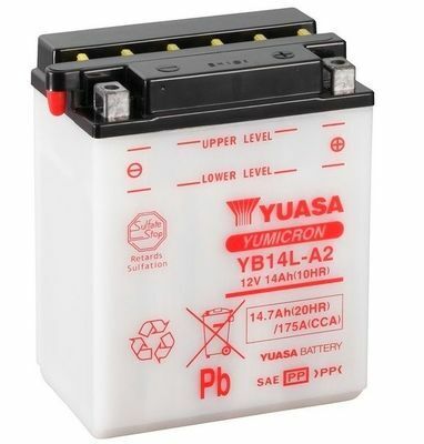 МОТО Yuasa 12V 14,7Ah  YuMicron Battery  YB14L-A2 (сухозаряжений)