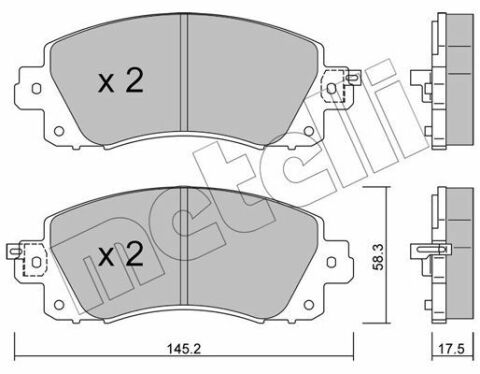 Колодки тормозные (передние) Subaru Impreza/Outback/XV 17-