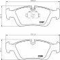 Тормозные колодки передние BMW 3 (E36/E46) 90-09 (ATE), фото 1 - интернет-магазин Auto-Mechanic