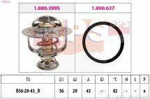 Термостат с прокладкой Toyota Avensis, Camry, Rav 4 III, Mitsubishi Lancer X, Outlander Nissan, Volvo
