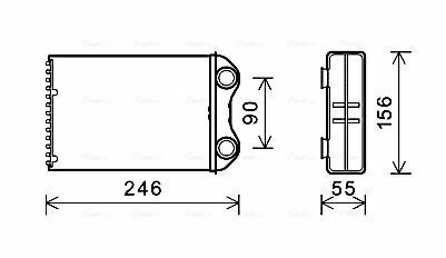 Радіатор опалення (R50, R53, R52) MINI