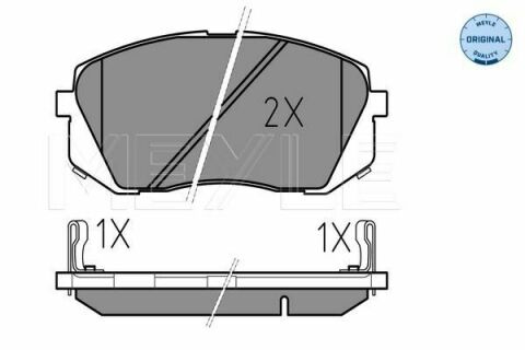 Колодки тормозные (передние) Hyundai i40/ix35/Kia Sportage 10-