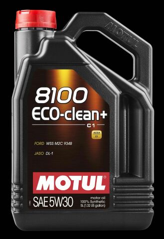 Моторна олива MOTUL ECO-clean+ 8100 5W-30, 5 літрів Моторна олива MOTUL ECO-clean+ 8100 5W-30, 5 літрів