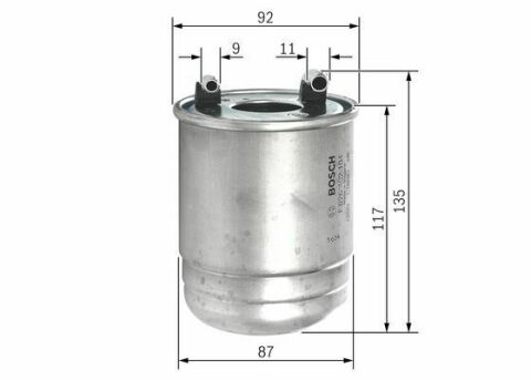 Фильтр топливный MB Sprinter 2.2/3.0CDI (OM651/OM642) 09- (H=135mm)