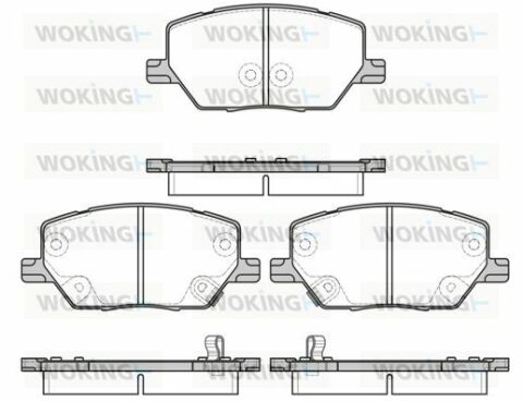 Гальмівні колодки перед. Fiat 500X / Jeep Renegade1.4-2.0 14-