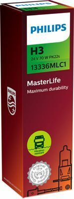 Лампа H3 MasterLife 24V 70W PK22s