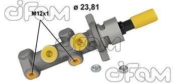 Главный тормозной цилиндр C4 I (LC_) 1.6 04-, PEUGEOT 307 (3A/C) 1.6/2.0 00-