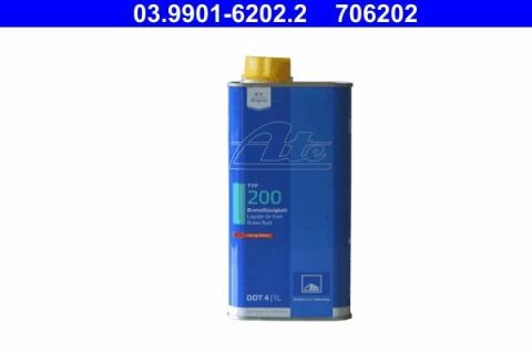 Жидкость тормозная DOT 4 BRAKE FLUID TYP 200