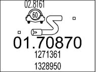 Труба выхлопной системы, задняя часть Труба выхлопной системы, задняя часть