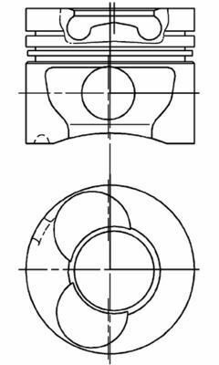 Поршень MB Sprinter 901-904 96-06 OM602 (89.50mm/+0.50)