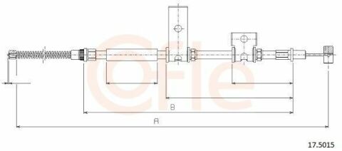 Трос ручника