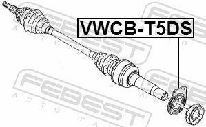 Подвесной подшипник VW T5/Multivan 03-15