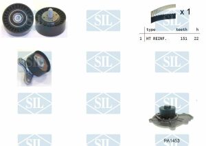 Водяной насос + комплект зубчатого ремня