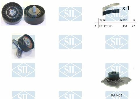 Водяний насос + зубчастий ремінь