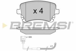 Тормозные колодки зад. Audi A4/A6/A8 02-10/VW Phaeton 02-16 (TRW)