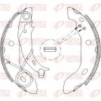 Колодки гальмівні барабанні задні db a-klasse (w168) 97-04
