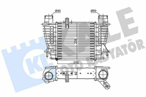 KALE RENAULT интеркулер Clio III,Modus,Nissan Cube,Juke Note,NV200 1.5dCi 05-