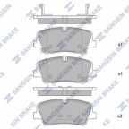 Колодки тормозные дисковые (комплект 4 шт)