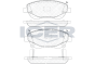 Колодки тормозные (передние) Toyota Avensis 08-18/Verso 2.0-2.2 D-4D 09-, фото 6 - интернет-магазин Auto-Mechanic
