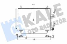 Радіатор кондиціонера Citroen C5 II, III, Peugeot 407 Радіатор кондиціонера Citroen C5 II, III, Peugeot 407