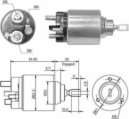 MAGNETI MARELLI Реле, що втягує, FORD Mondeo -00, Scorpio -98. [940113050010]