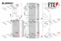 Комплект тормозных колодок, дисковый тормоз
