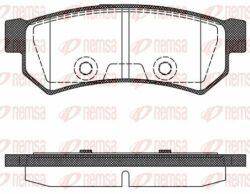 Гальмівні колодки задні Chevrolet Lacetti, Daewoo Nubira