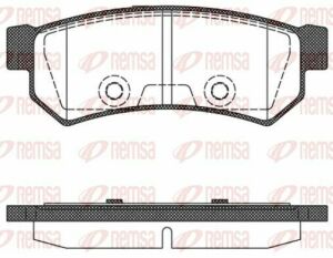 CHEVROLET Тормозные колодки задн. Lacetti, Daewoo Nubira