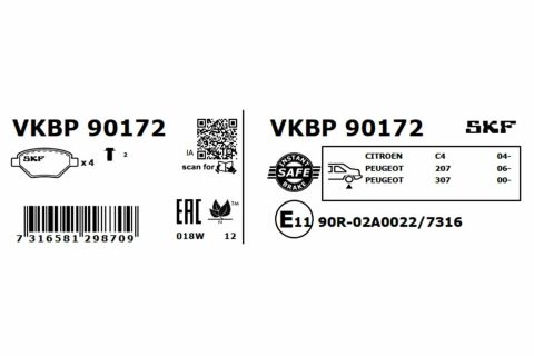 Колодки гальмівні дискові (комплект 4 шт) Колодки гальмівні дискові (комплект 4 шт)