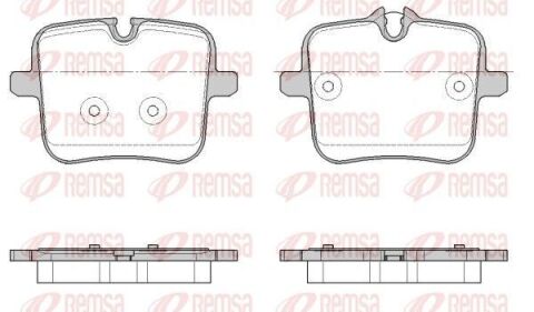 Тормозные колодки задн. 5 (g30, f90) m5 17-23, x6 (g06, f96) m 19-23