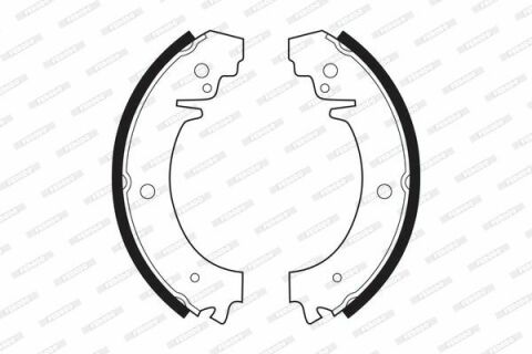 Комплект барабанных тормозных колодок