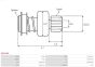 Бендикс стартера Ford Transit/Citroen Jumper 2.2TDCi/2.2HDi 06- (z=12) (PREMIUM LINE), фото 4 - інтерент-магазин Auto-Mechanic