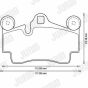 JURID VW Гальмівні колодки задн. Audi Q7 3.0TDI 4.2TDI 6.0TDI, фото 2 - інтерент-магазин Auto-Mechanic