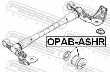 Сайлентблок задньої балки Astra H/Zafira B/Meriva B