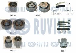 Комплект ГРМ (рем.+4шт.ролика+помпа+крепление) AUDI A3 1,9TDI 96-01 VW 1,9TDI/SDI: Golf IV, Polo SKODA SEAT Комплект ГРМ (рем.+4шт.ролика+помпа+крепление) AUDI A3 1,9TDI 96-01 VW 1,9TDI/SDI: Golf IV, Polo SKODA SEAT