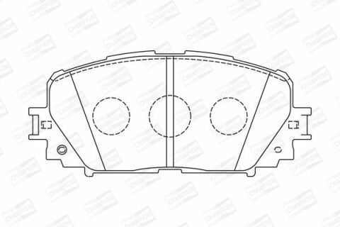 Тормозные колодки передние Yaris 05- TOYOTA