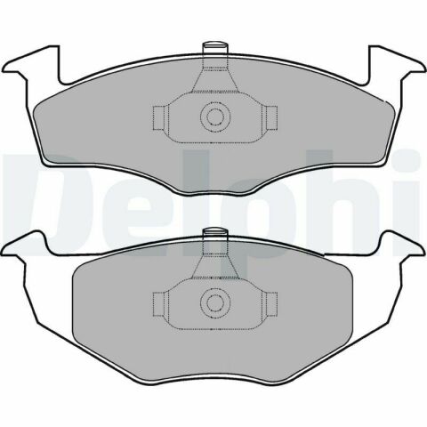 Колодки тормозные (передние) Skoda Fabia/VW Polo 94-14 (Continental)