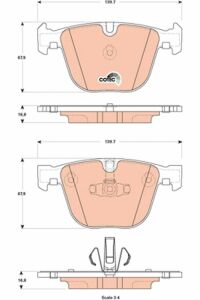 Тормозные колодки зад. BMW 5(F07)/ 7(F01) 08- (teves)