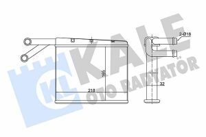 KALE DB Радіатор опалення Sprinter 95-06