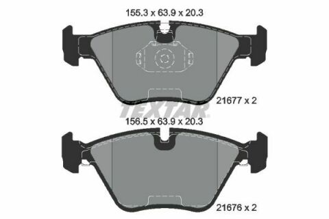 Колодки гальмівні (передні) BMW 5 (E39) 95- (Teves) Q+