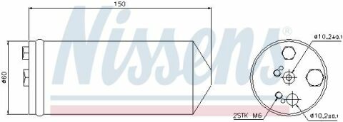 Осушитель NS KING CAB D22(98-)2.5 TD(+)[OE 92131-0V510]